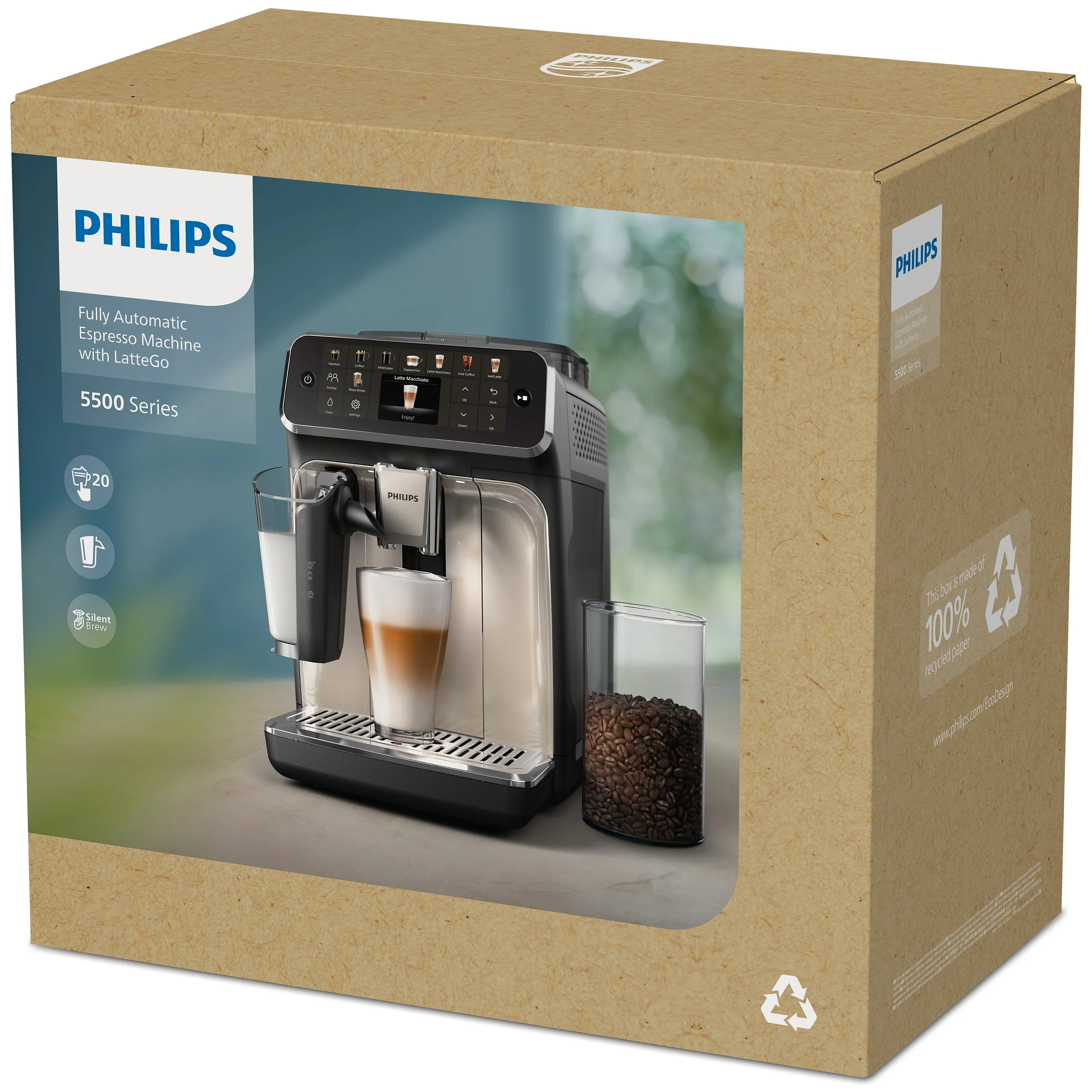 Philips 5500 Kaffee
